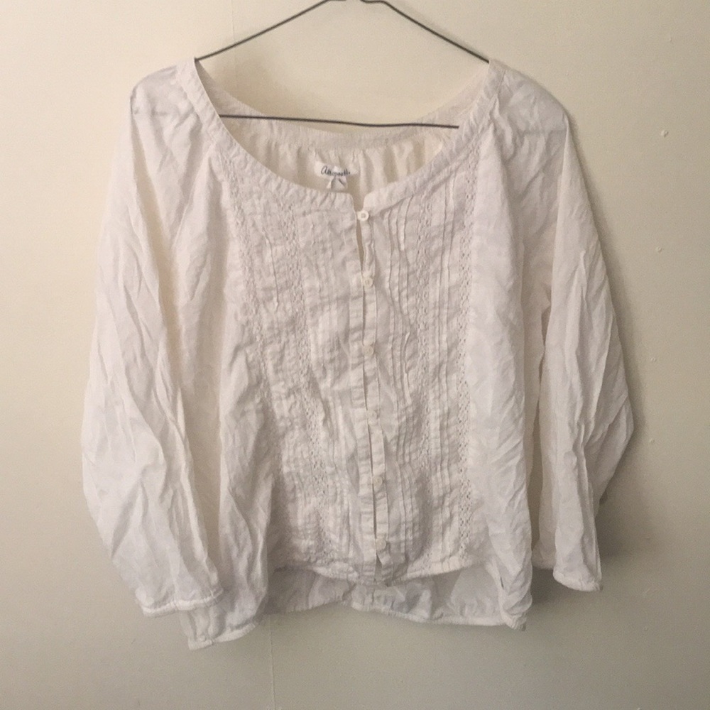 Aero lace 3/4 sleeve shirt